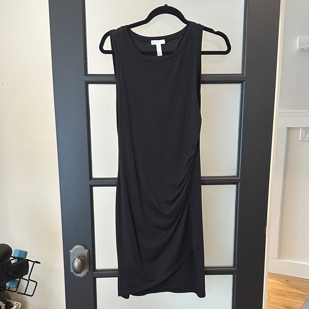 Leith Black Sleeveless Mini Dress